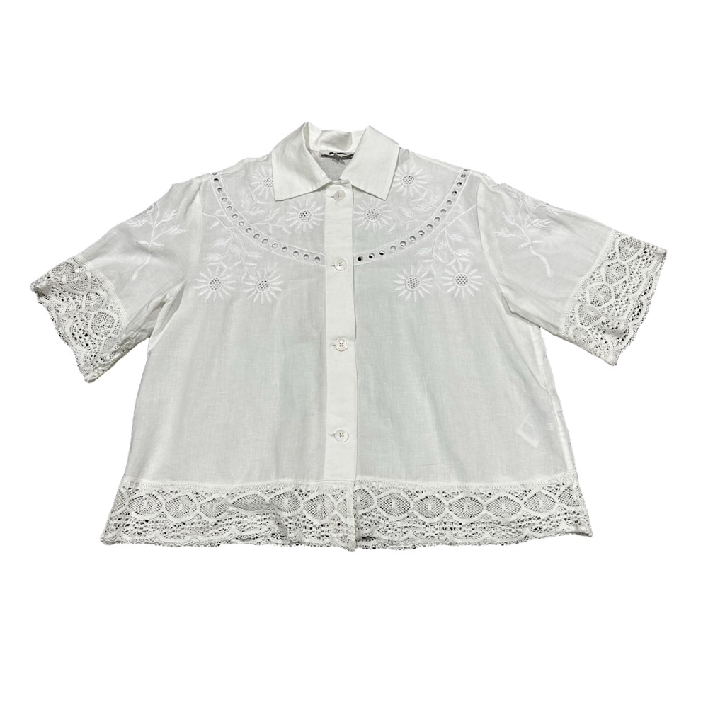 Madewell White Button Down Shirt